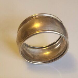 Birks Sterling Elegant Napkin Ring Monogram MARCO